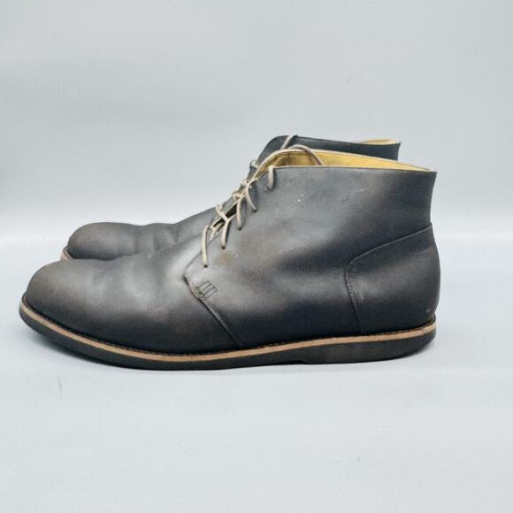 Nisolo Boots Mens 11 Brown Leather Chukka Ankle Lace Up Casual Everyday Shoes main image 4